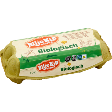 Blije Kip Biologische Eieren 10 Stuks