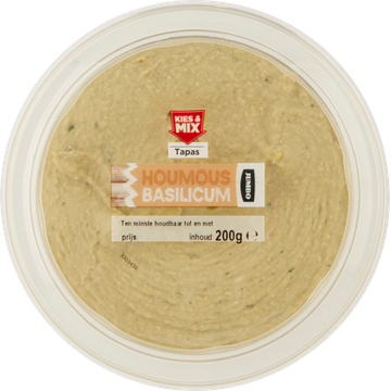 Jumbo Houmous Basilicum 200 g