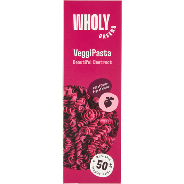 Wholy Greens VeggiPasta Beautiful Beetroot 250 g