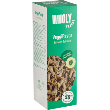 WHOLY GREENS VeggiPasta Smooth Spinach 250 g