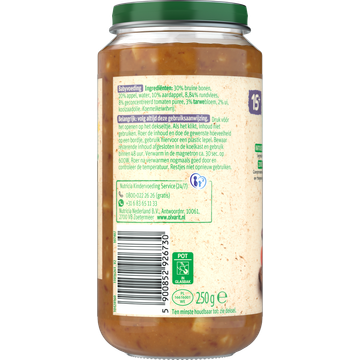 Olvarit Bruine Bonen Appel Rundvlees Aardappel 15+ Maanden 250 g