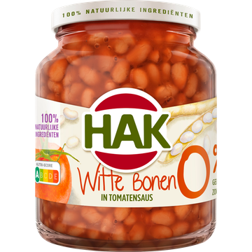 Hak Witte Bonen in Tomatensaus 0% 360 g