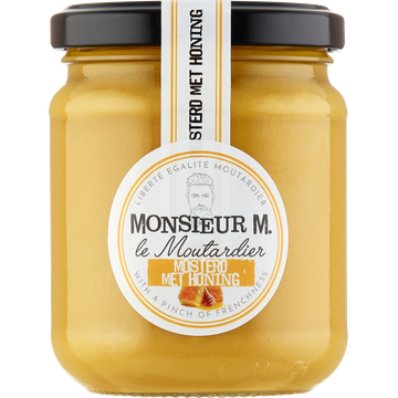 Monsieur M. le Moutardier Mosterd met Honing 235 g