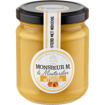 Monsieur M. le Moutardier Mosterd met Honing 235 g
