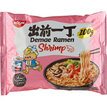Nissin Demae Ramen Shrimp 100 g