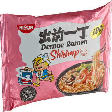 Nissin Demae Ramen Shrimp 100 g