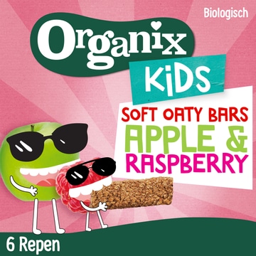Organix Kids Bio Fruitreep Haver Appel & Framboos