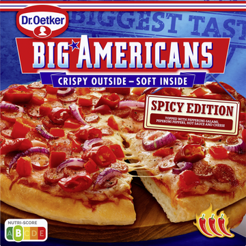 Dr. Oetker Big Americans Pizza Spicy Edition 445 g