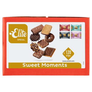 Elite Sweet Moments koekjesmix met chocolade 120 x 1 st
