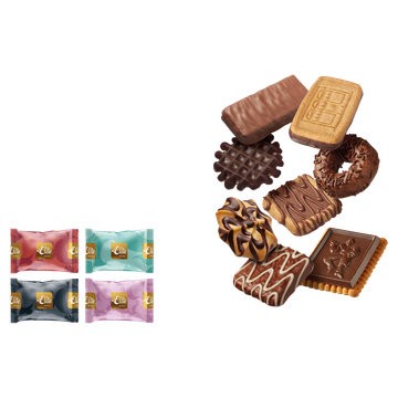 Elite Sweet Moments koekjesmix met chocolade 120 x 1 st