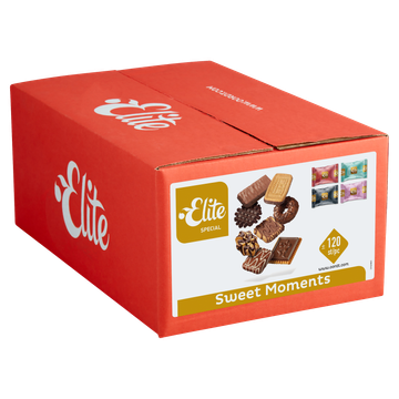Elite Sweet Moments koekjesmix met chocolade 120 x 1 st