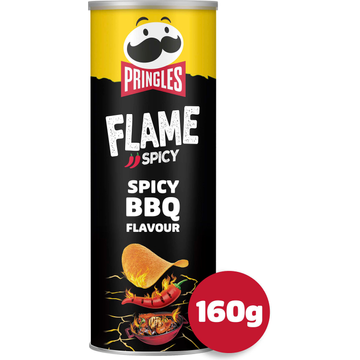 Pringles Flame Spicy BBQ Chips 160 g