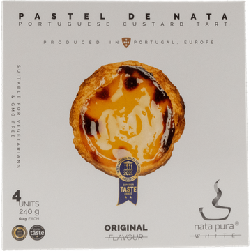 Nata Pura - Pastel de Nata - 4 Stuks 240g