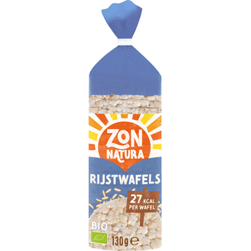 Zonnatura Biologische Rijstwafels Naturel 130 g