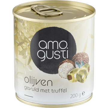 Amogusti Olijven gevuld met truffel 200 g