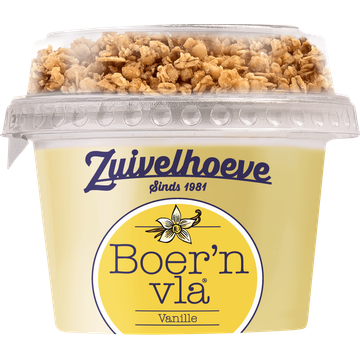 Zuivelhoeve Boer'n Vla® Vanille & Muesli 170 g