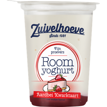 Zuivelhoeve Roomyoghurt Aardbei Kwarktaart 450 g