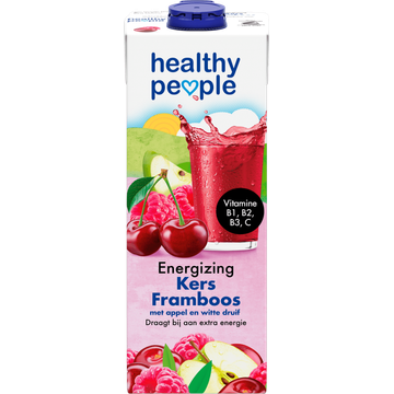 Healthy People Energizing Kers en Framboos 1L