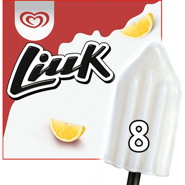 Ola IJs Liuk Waterijs 8 stuks 8 x 75ml