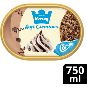 Hertog Softijs Chocoladesaus & Topping 750 ml