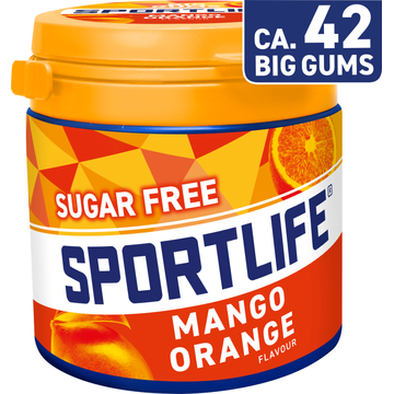 Sportlife Mango Orange Flavour Suikervrije Kauwgom 99 g