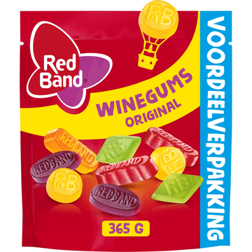 Red Band Winegums Original Voordeelverpakking 365 g
