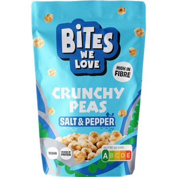 BitesWeLove Crunchy Peas Sea Salt & Black Pepper 100 g