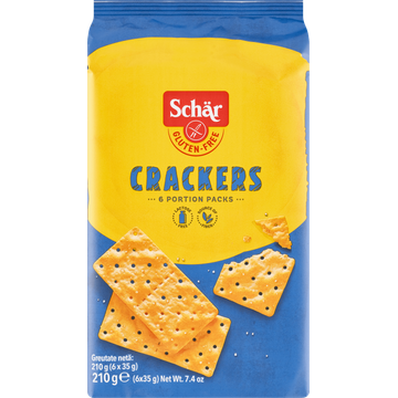 Schär Crackers Glutenvrij  6 x 35 g