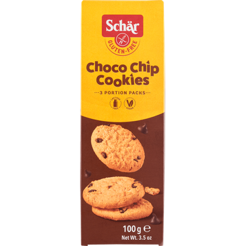 Schär Choco Chip Cookies  Glutenvrij 100 g