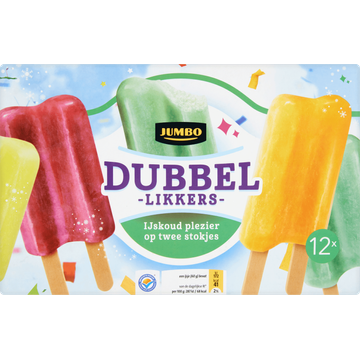 Jumbo Dubbellikkers 12 x 60 g