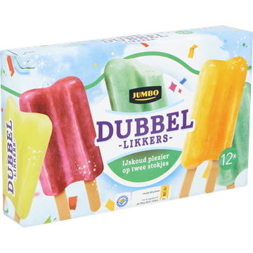Jumbo Dubbellikkers 12 x 60 g