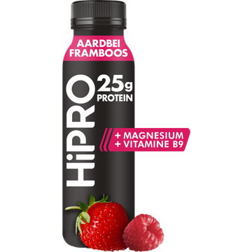 HiPRO Protein Drink Framboos Aardbei 300 ml