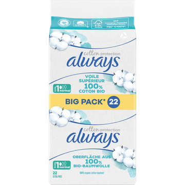 Always Cotton Protection Normal Maandverband x22