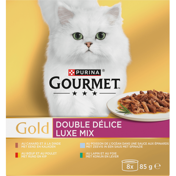 Gourmet Gold Luxe Mix Kattenvoer nat