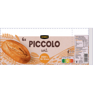 Jumbo - Piccolo Wit - 6 Stuks