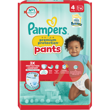 Pampers Premium Protection Pants Maat 4, 19 Luierbroekjes