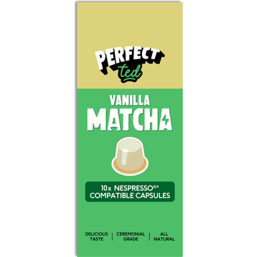 PerfectTed Vanilla Matcha Pods 10 stuks
