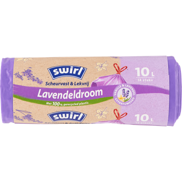Swirl Vuilniszakken Lavendeldroom 10 liter 14 stuks
