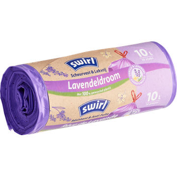 Swirl Vuilniszakken Lavendeldroom 10 liter 14 stuks