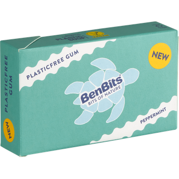 BenBits Peppermint Plasticfree Gum 18 g