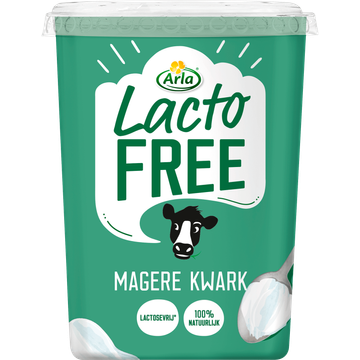 Arla Lactofree magere kwark naturel lactosevrij 450g