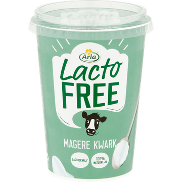 Arla Lactofree magere kwark naturel lactosevrij 450g