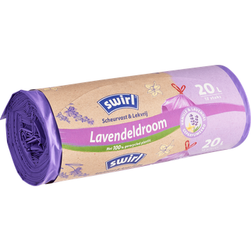 Swirl Vuilniszakken Lavendeldroom 20 liter 12 stuks