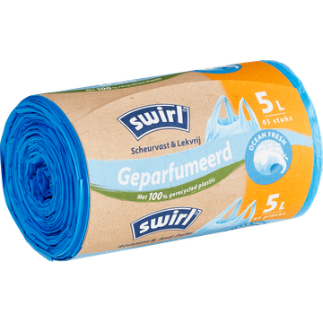 Swirl Vuilniszakken met Ocean 5 liter 45 stuks