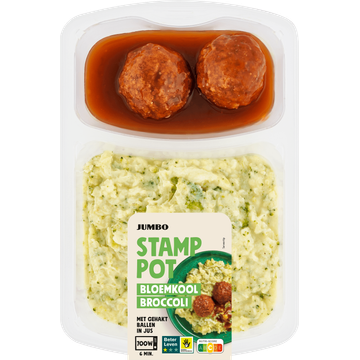Jumbo Stamppot Bloemkool Broccoli met Gehaktballen 500 g