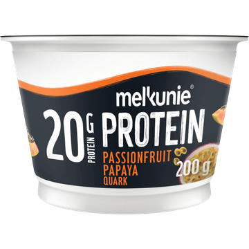 Melkunie PROTEIN Passievrucht Papaja Kwark 200g