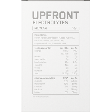 Upfront Electrolytes sticks neutraal 10 Stuks