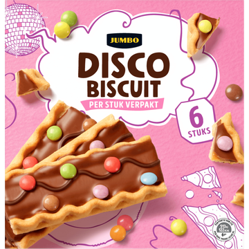 Jumbo Disco Biscuit 6 Stuks