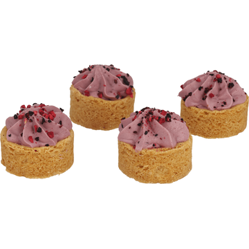 Jumbo's Blauwe Bes Lavendel Slofjes met Frambozenvulling 4 Stuks