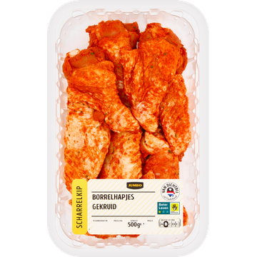 Jumbo Scharrelkip Borrelhapjes Gekruid 500 g